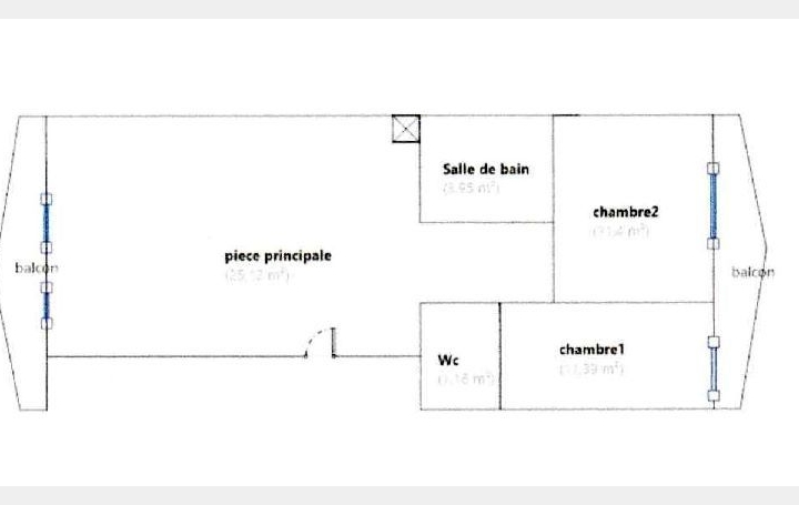 Appartement P3   LYON  53 m2 210 000 € 